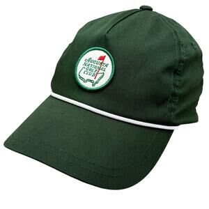 Augusta National Golf Club Members Hat Cap Green Patch Rope American Needle